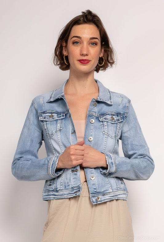 Bleached Jeans Jacket